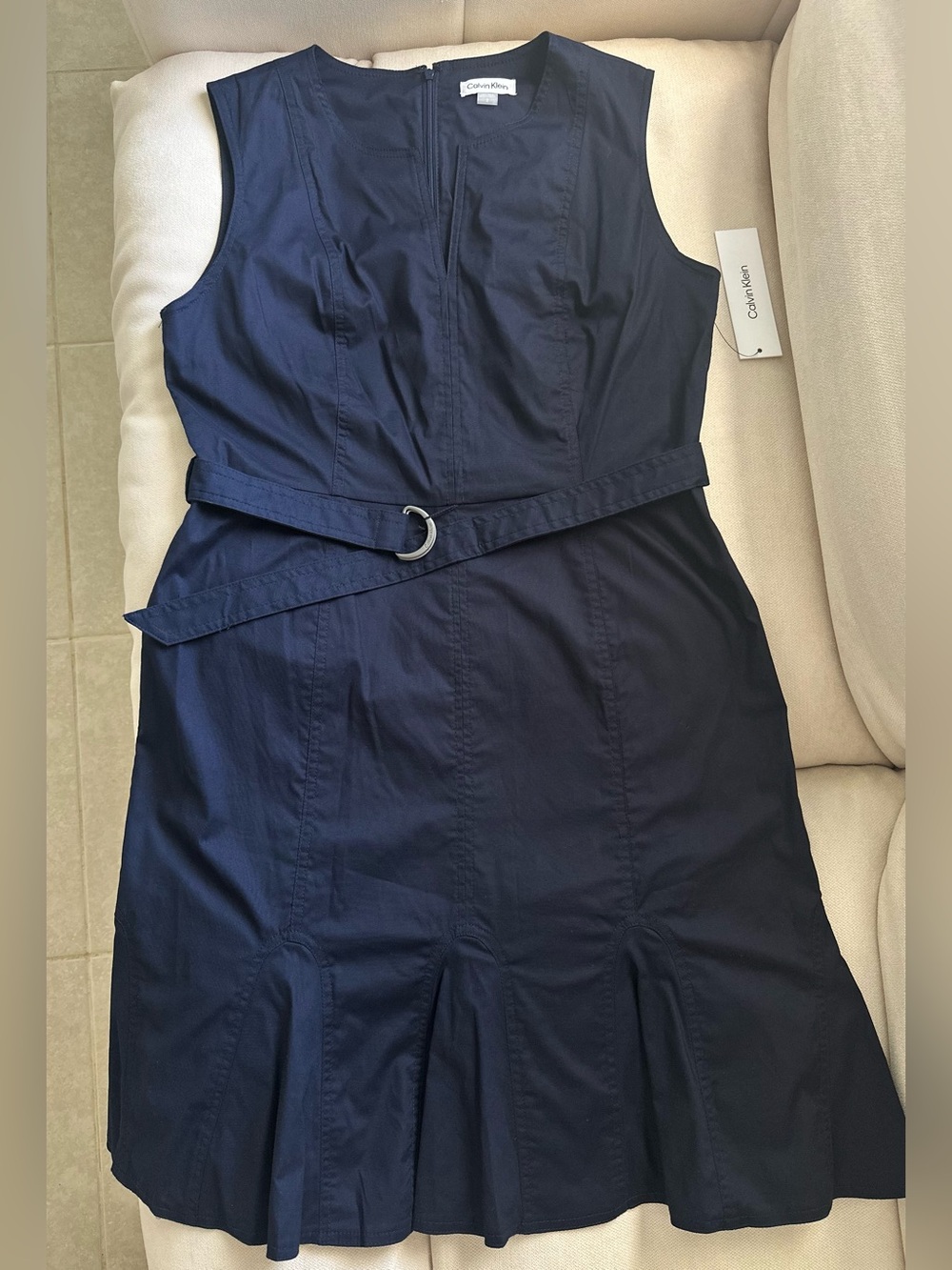 Women’s Calvin Klein Navy Blue Dress 12 NEW